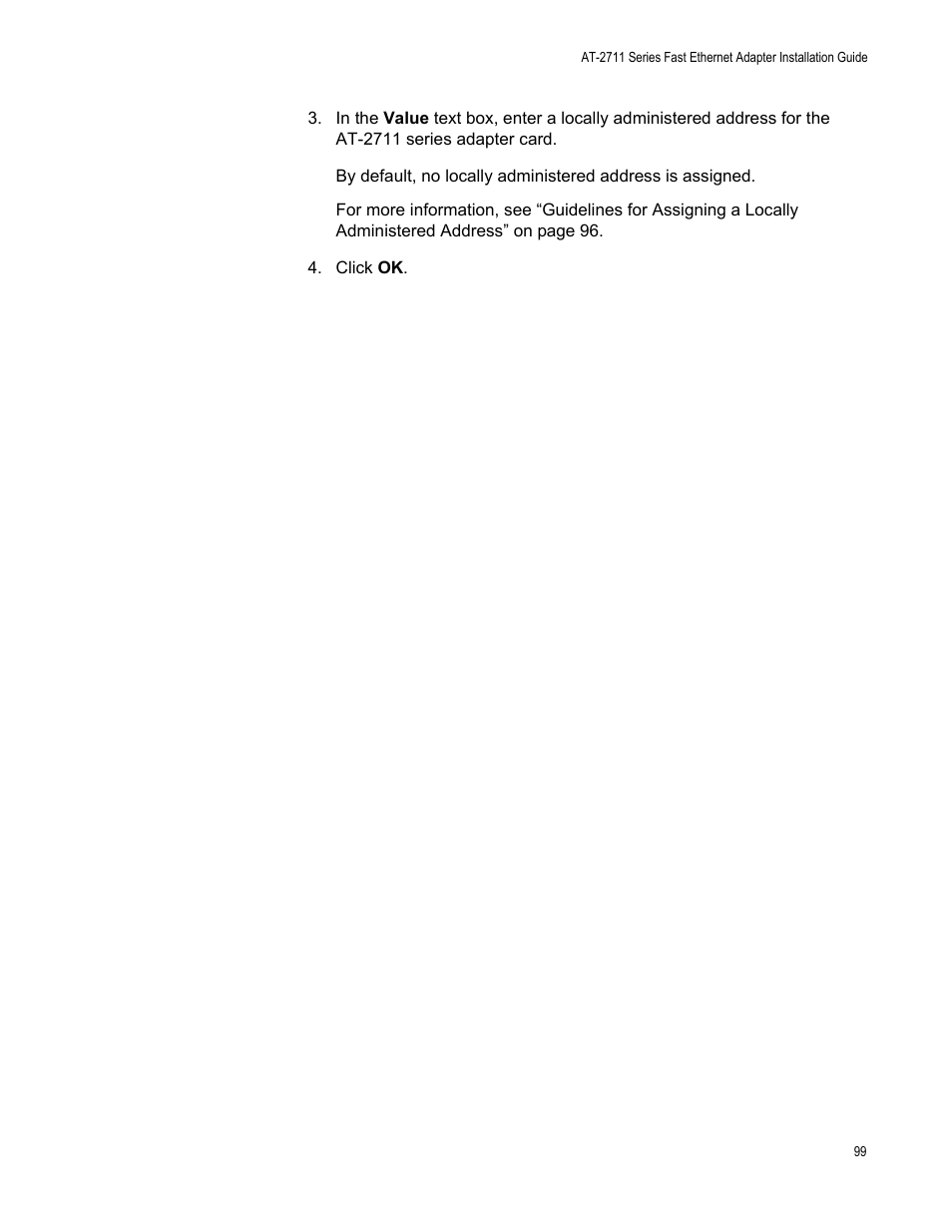 Allied Telesis AT-2711 Series Adapters User Manual | Page 99 / 136