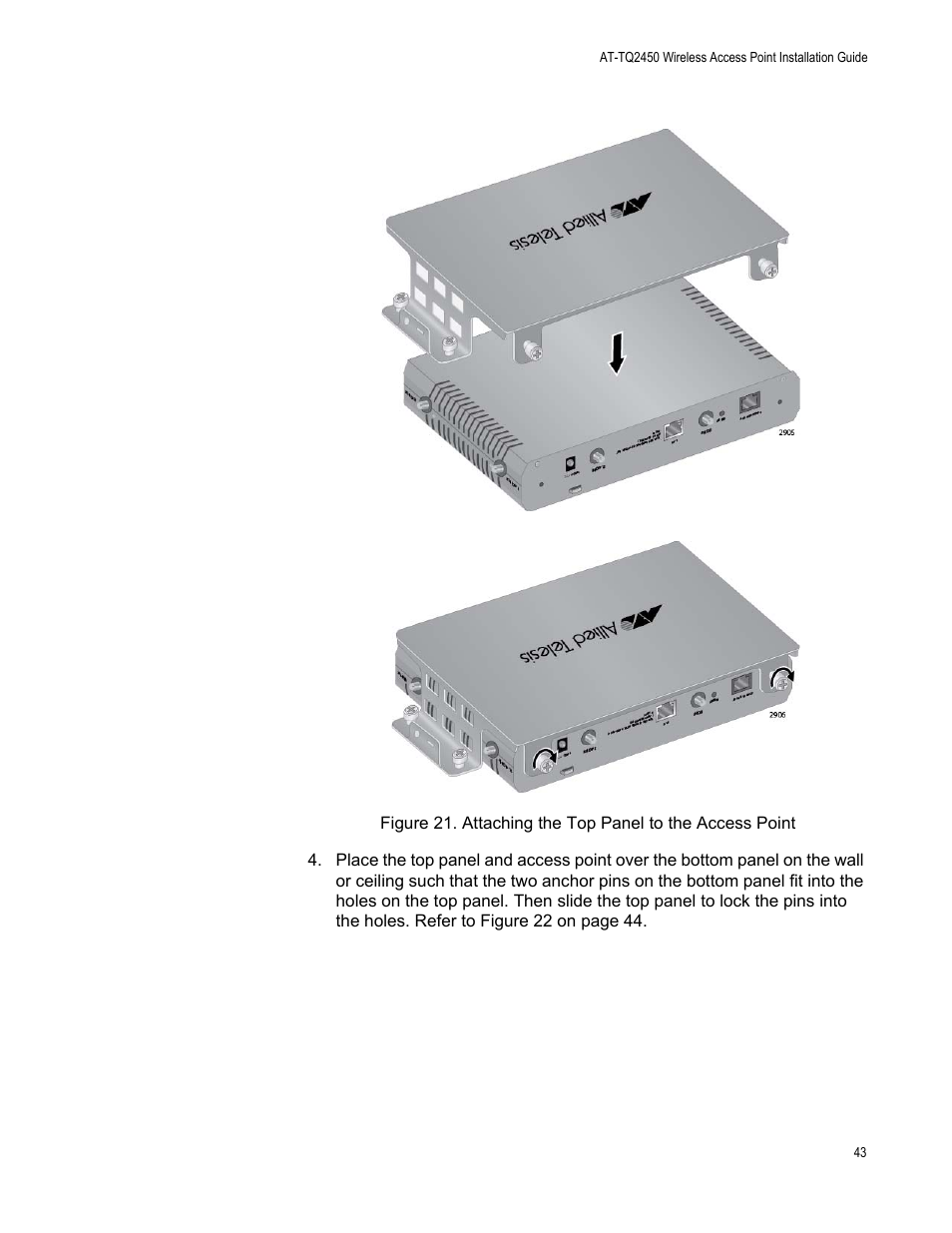 Allied Telesis AT-TQ2450 User Manual | Page 43 / 70