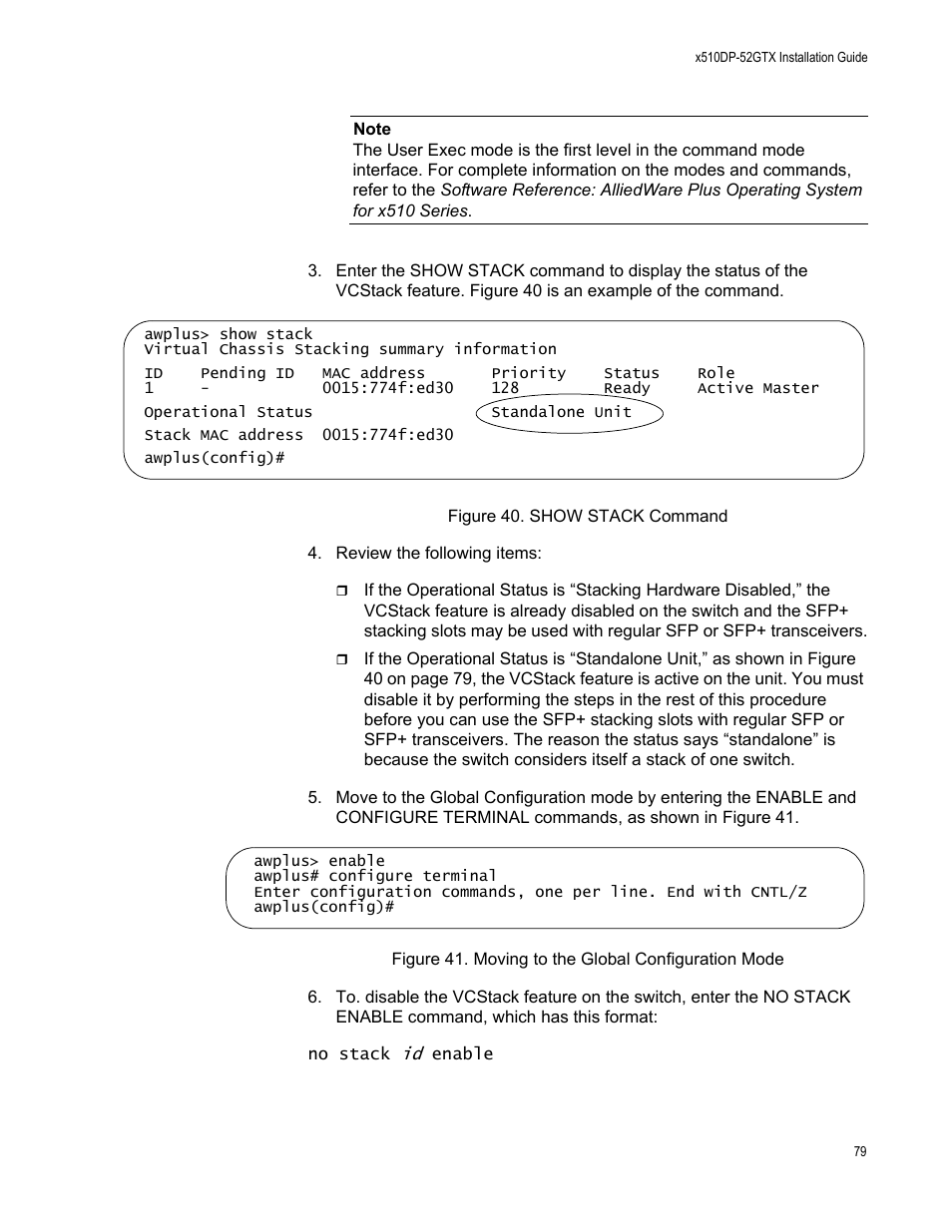 Allied Telesis AT-x510DP-52GTX User Manual | Page 79 / 129