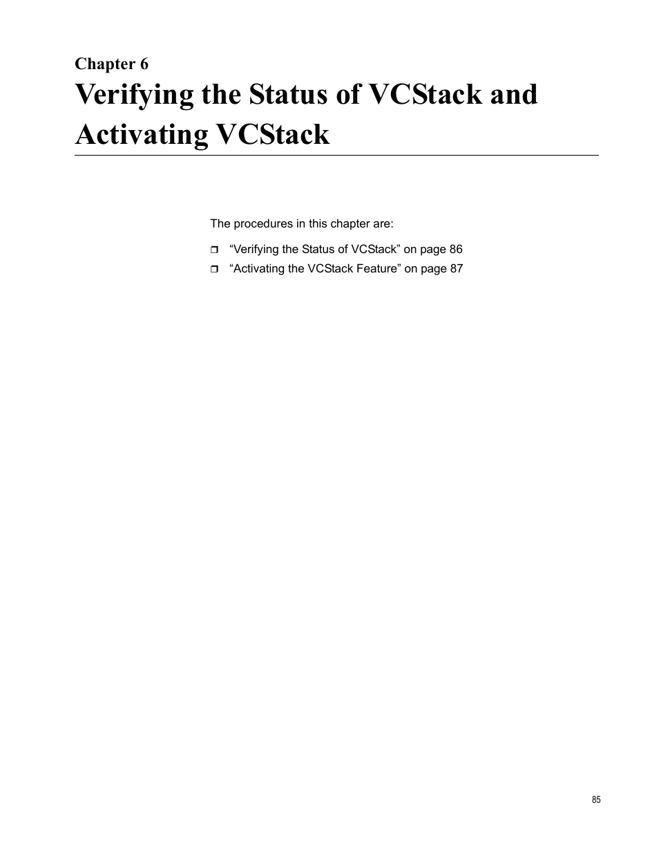 Chapter 6 | Allied Telesis AT-x510DP-52GTX User Manual | Page 85 / 129