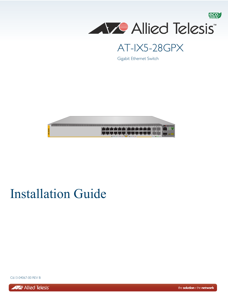 Allied Telesis AT-IX5-28GPX User Manual | 129 pages