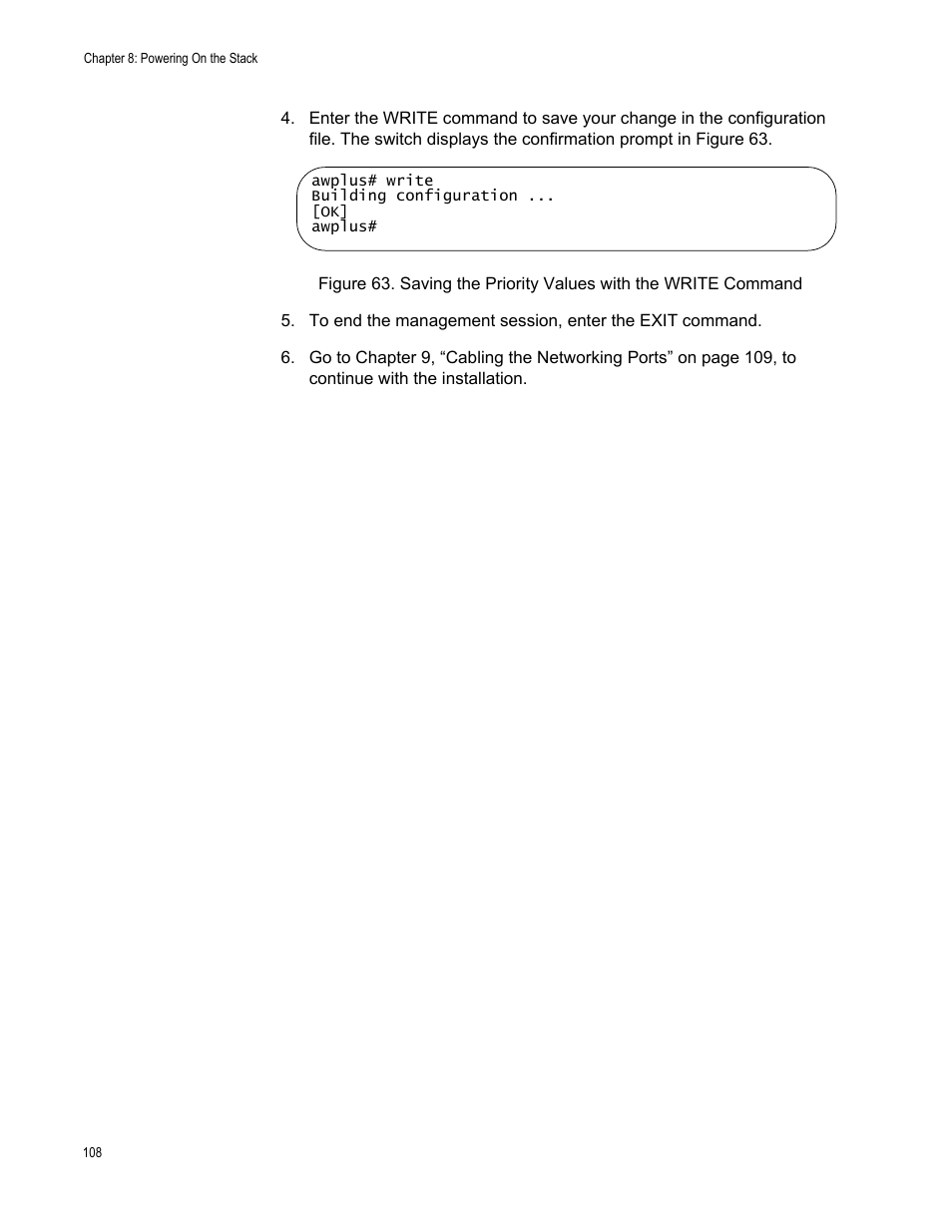 Allied Telesis AT-IX5-28GPX User Manual | Page 108 / 129