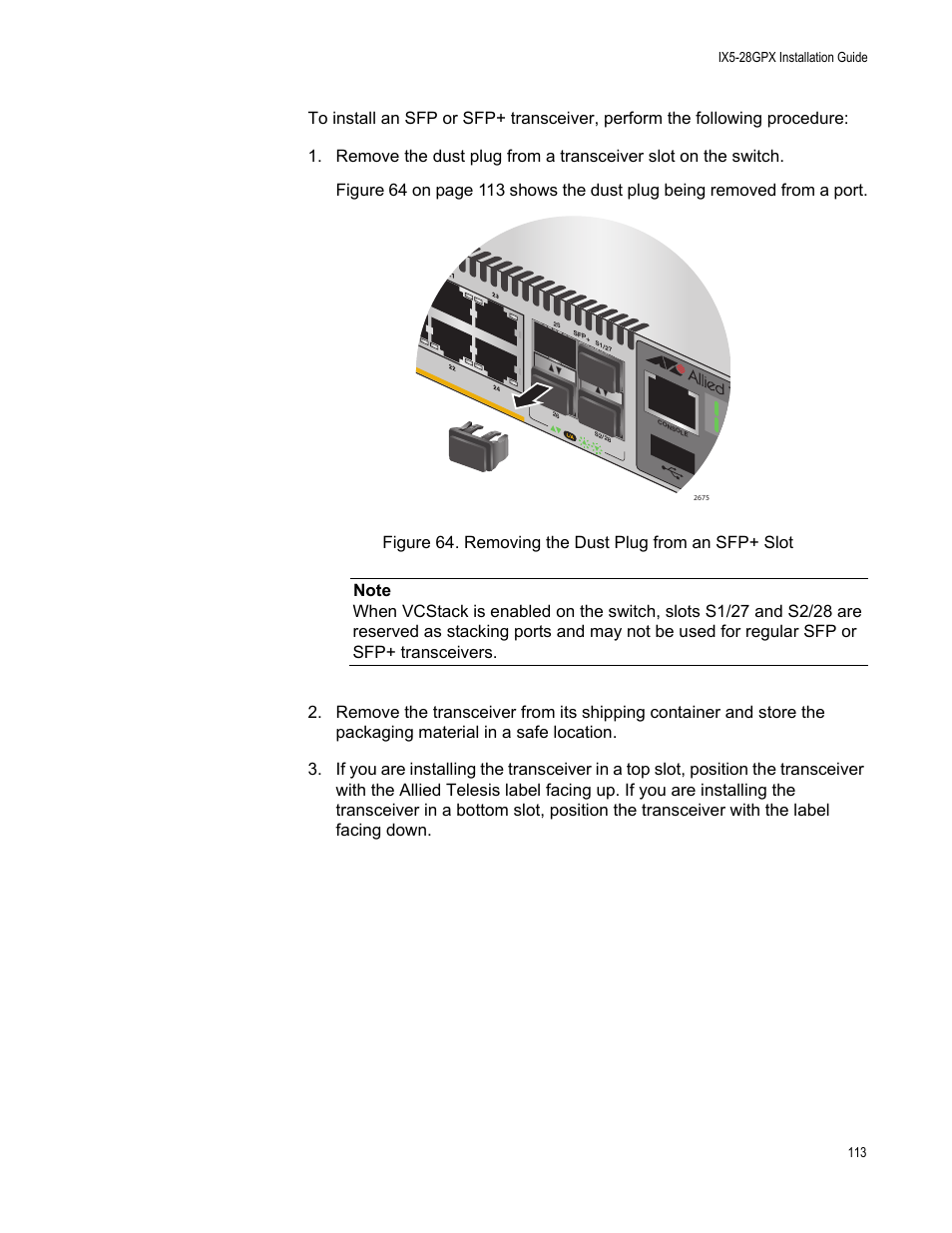 Allied Telesis AT-IX5-28GPX User Manual | Page 113 / 129
