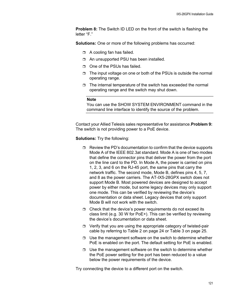 Allied Telesis AT-IX5-28GPX User Manual | Page 121 / 129