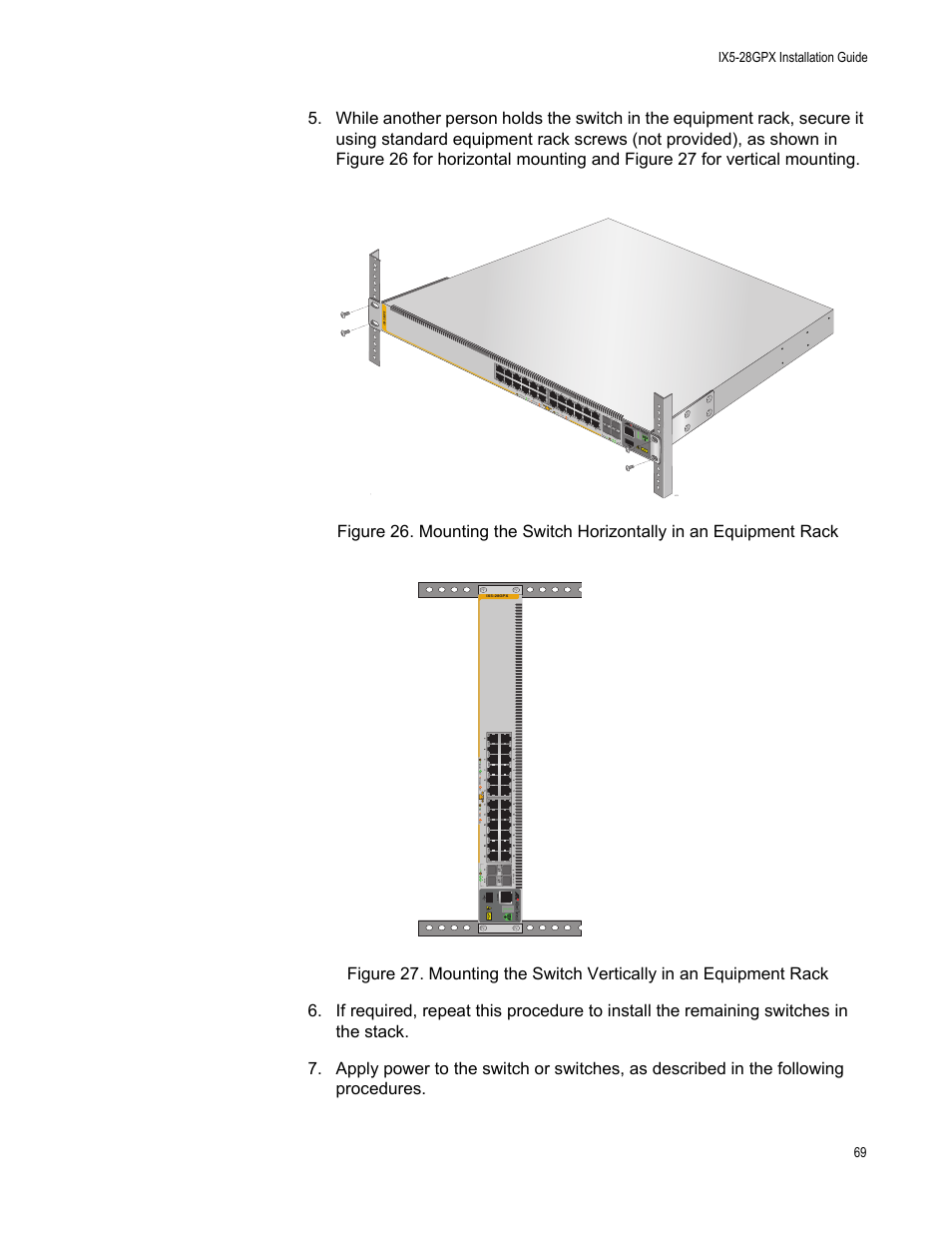 Allied Telesis AT-IX5-28GPX User Manual | Page 69 / 129