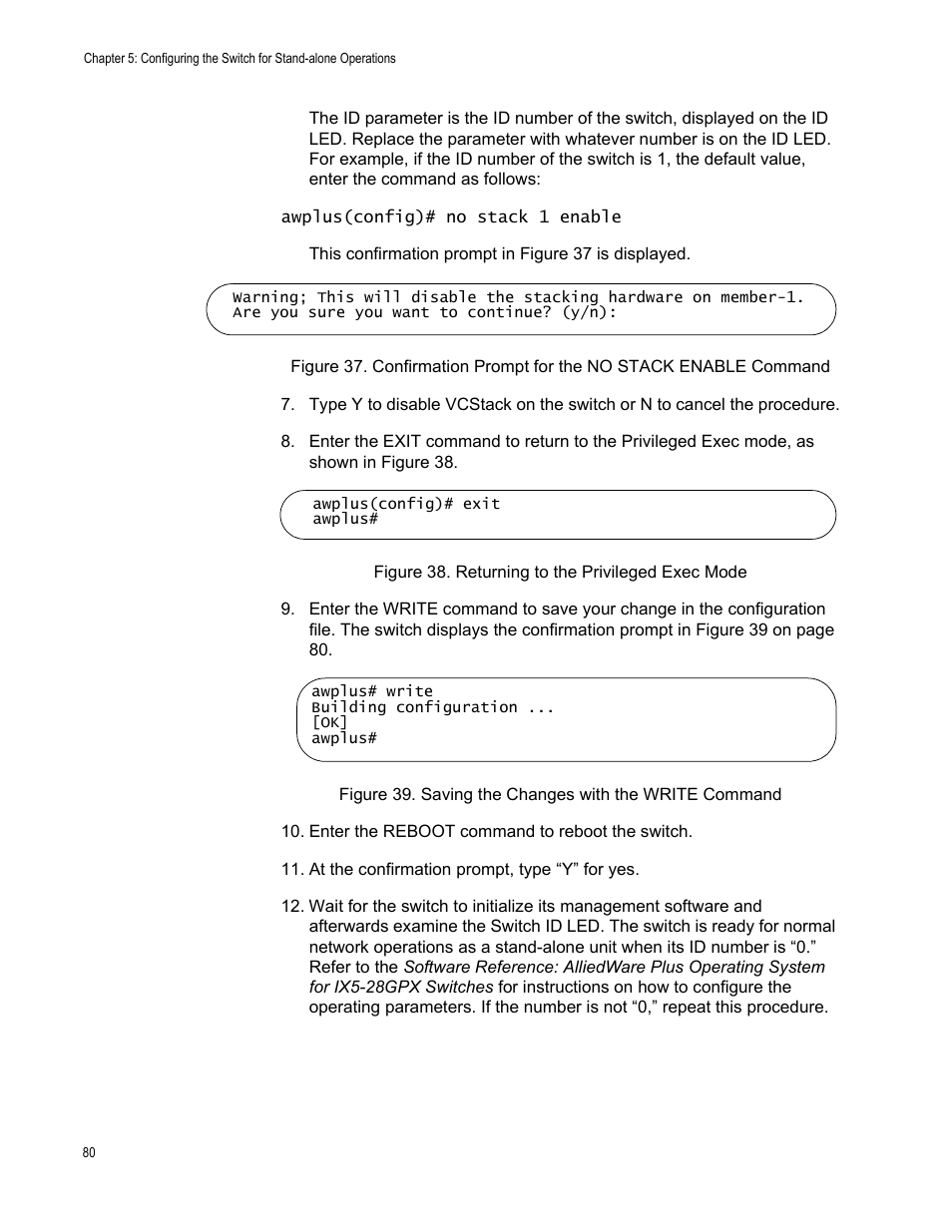 Allied Telesis AT-IX5-28GPX User Manual | Page 80 / 129
