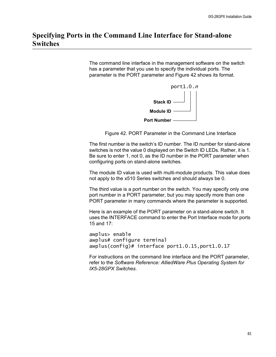 Allied Telesis AT-IX5-28GPX User Manual | Page 83 / 129