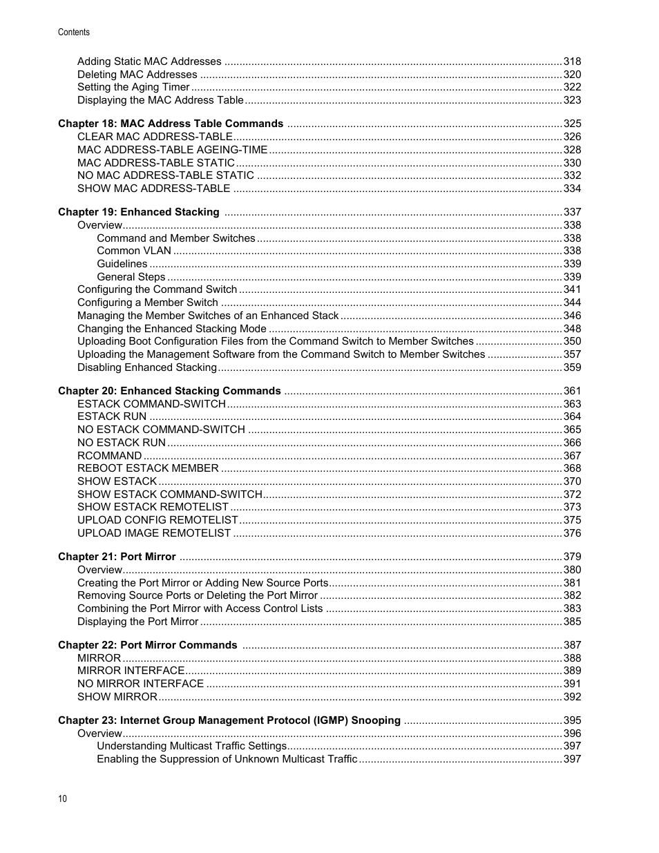 Allied Telesis AT-9000 Series User Manual | Page 10 / 1480
