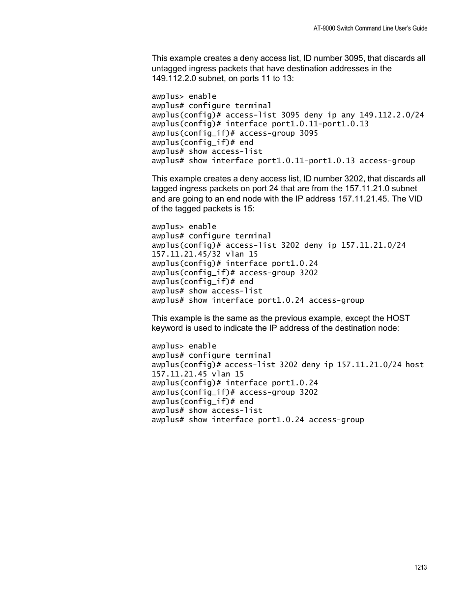 Allied Telesis AT-9000 Series User Manual | Page 1241 / 1480