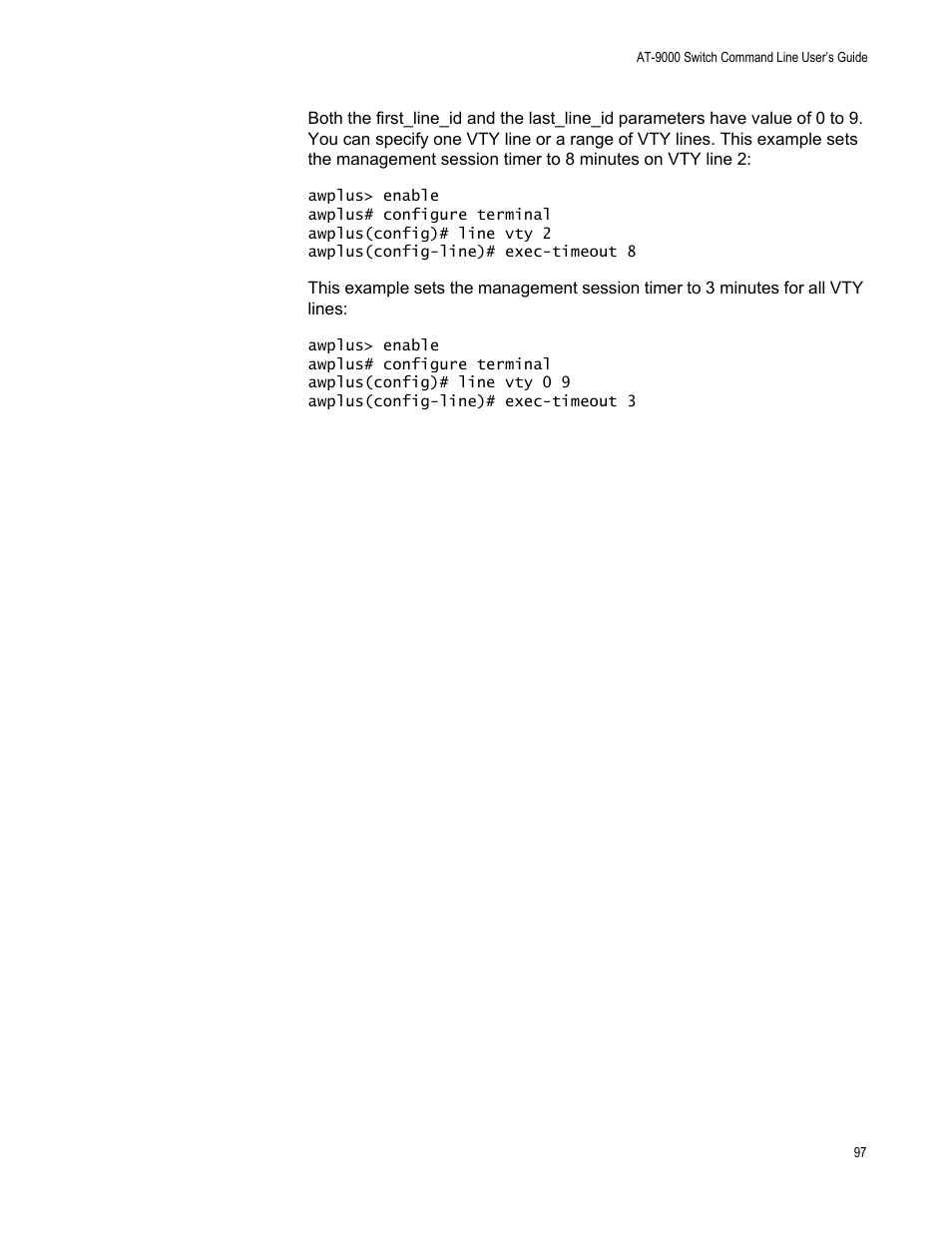 Allied Telesis AT-9000 Series User Manual | Page 125 / 1480