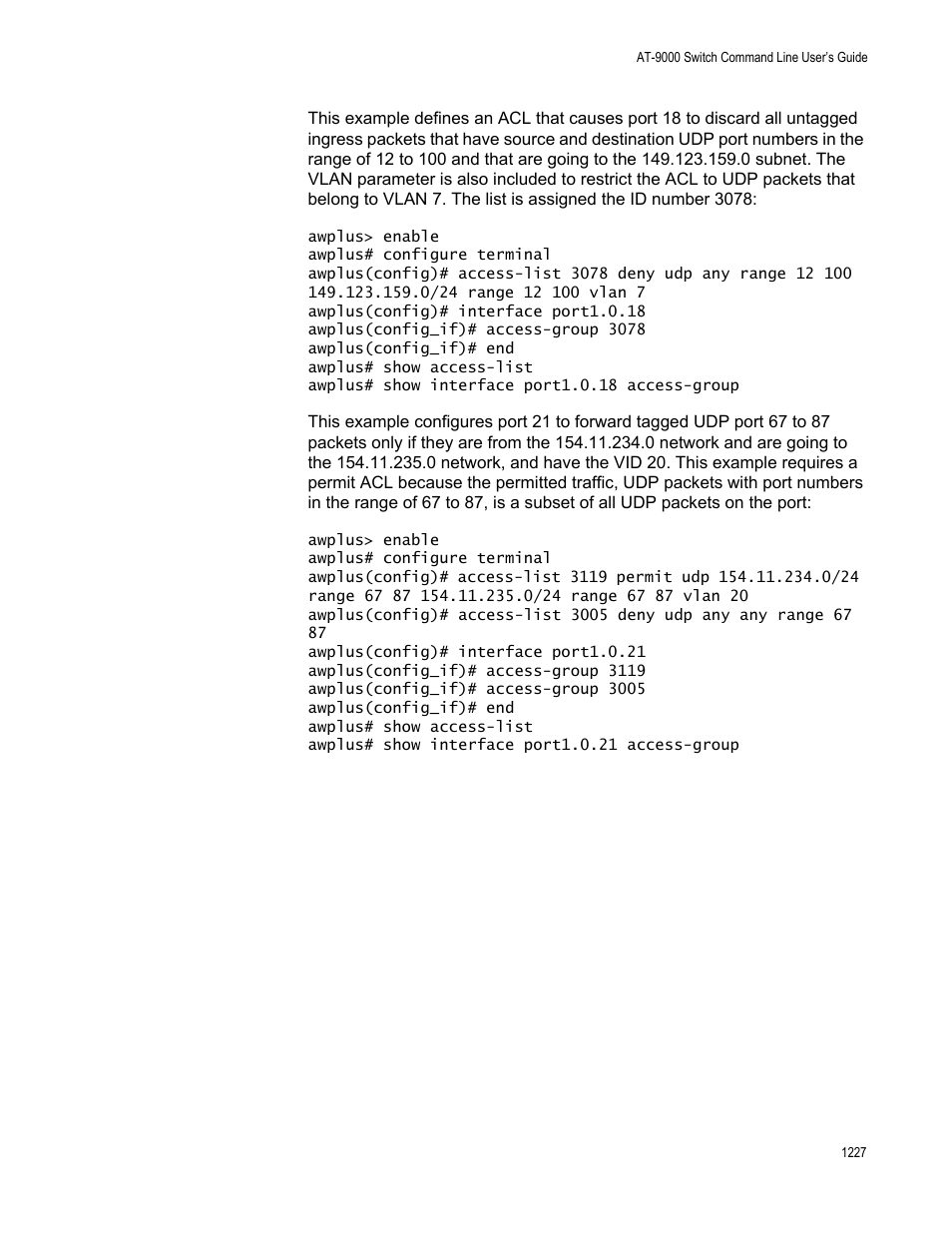 Allied Telesis AT-9000 Series User Manual | Page 1255 / 1480