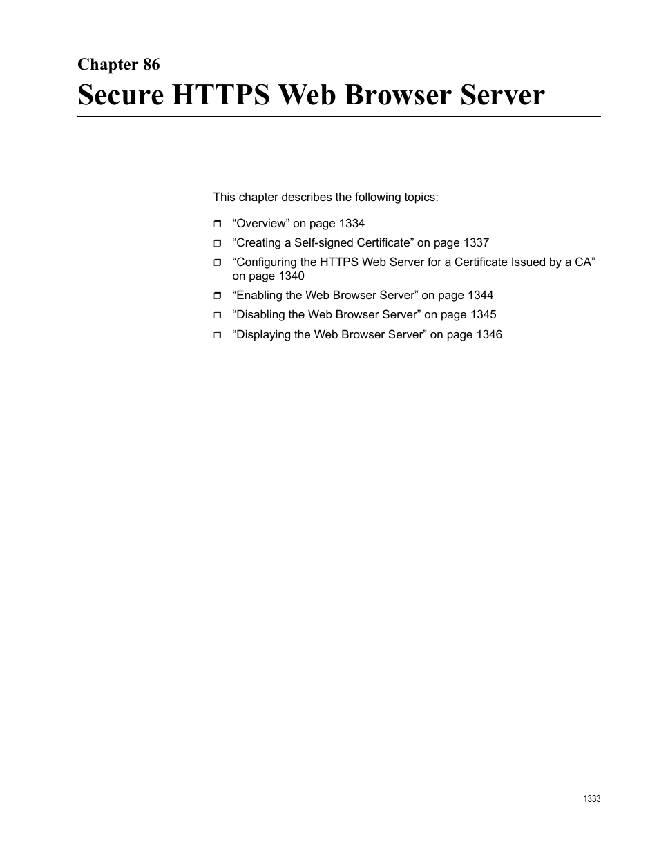 Chapter 86, Secure https web browser server | Allied Telesis AT-9000 Series User Manual | Page 1361 / 1480