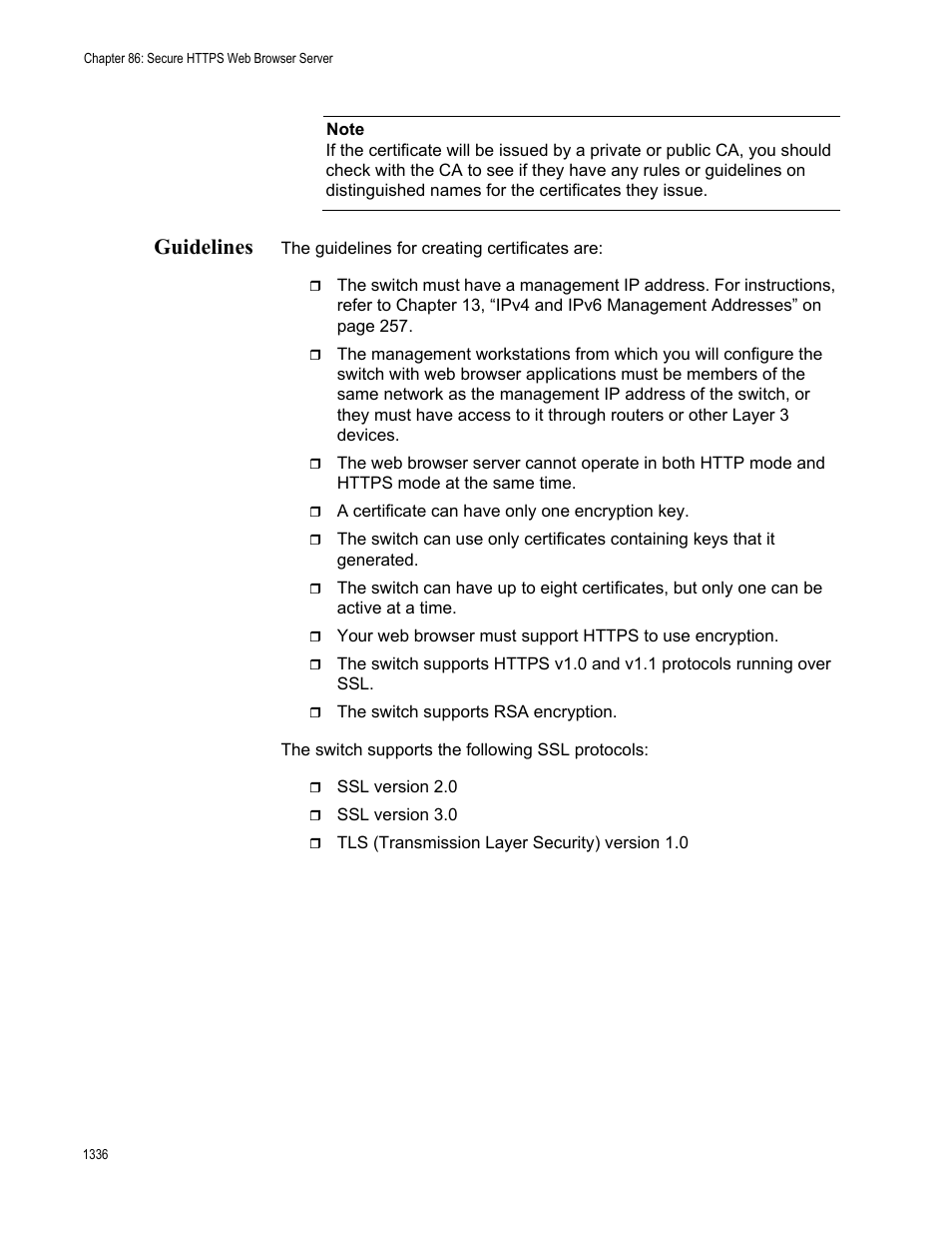 Guidelines, Guidelines 6 | Allied Telesis AT-9000 Series User Manual | Page 1364 / 1480