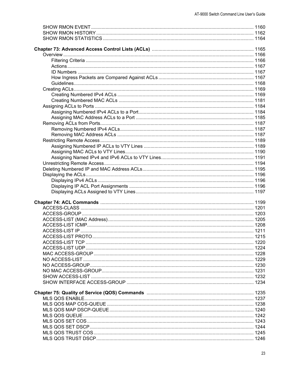 Allied Telesis AT-9000 Series User Manual | Page 23 / 1480