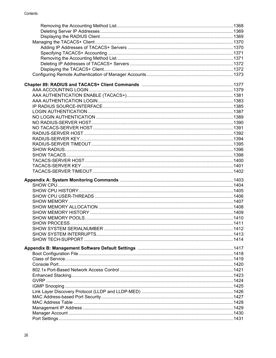 Allied Telesis AT-9000 Series User Manual | Page 26 / 1480