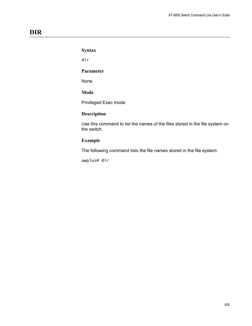 Allied Telesis AT-9000 Series User Manual | Page 467 / 1480