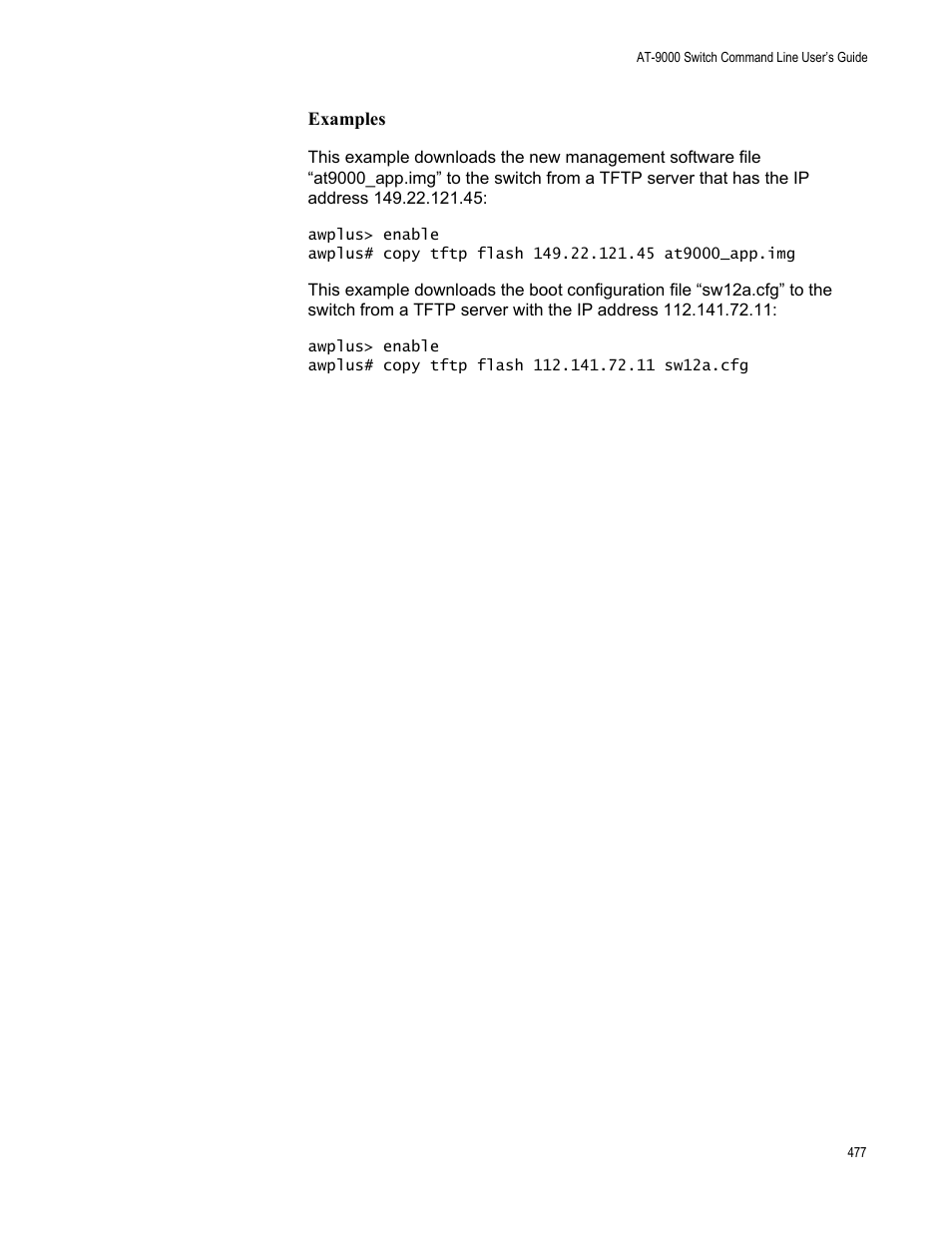 Allied Telesis AT-9000 Series User Manual | Page 505 / 1480