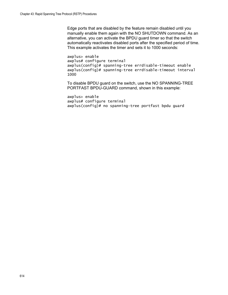 Allied Telesis AT-9000 Series User Manual | Page 642 / 1480