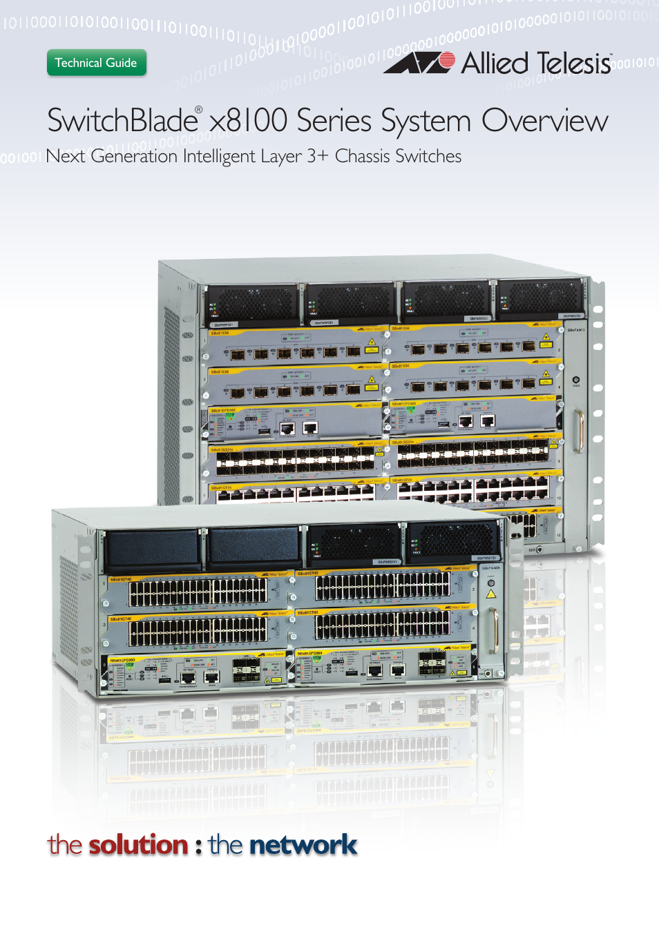 Allied Telesis SwitchBlade x8100 Series User Manual | 25 pages
