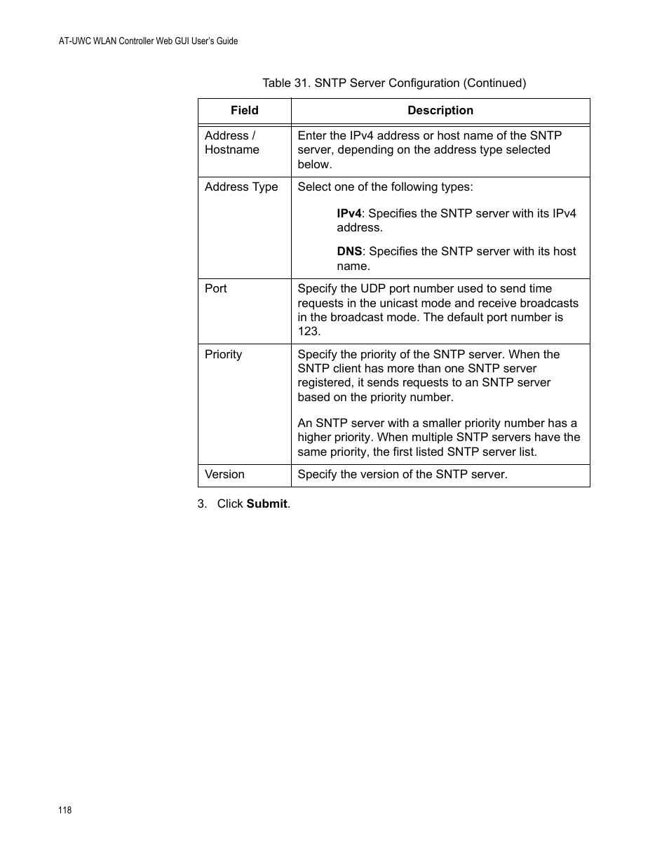 Allied Telesis AT-UWC Series User Manual | Page 118 / 368