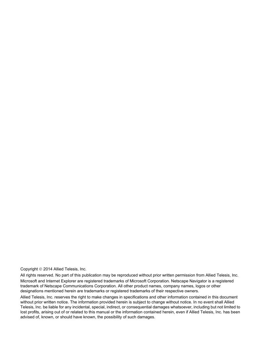 Allied Telesis AT-UWC Series User Manual | Page 2 / 368