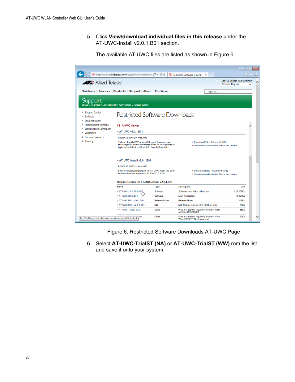 Allied Telesis AT-UWC Series User Manual | Page 20 / 368