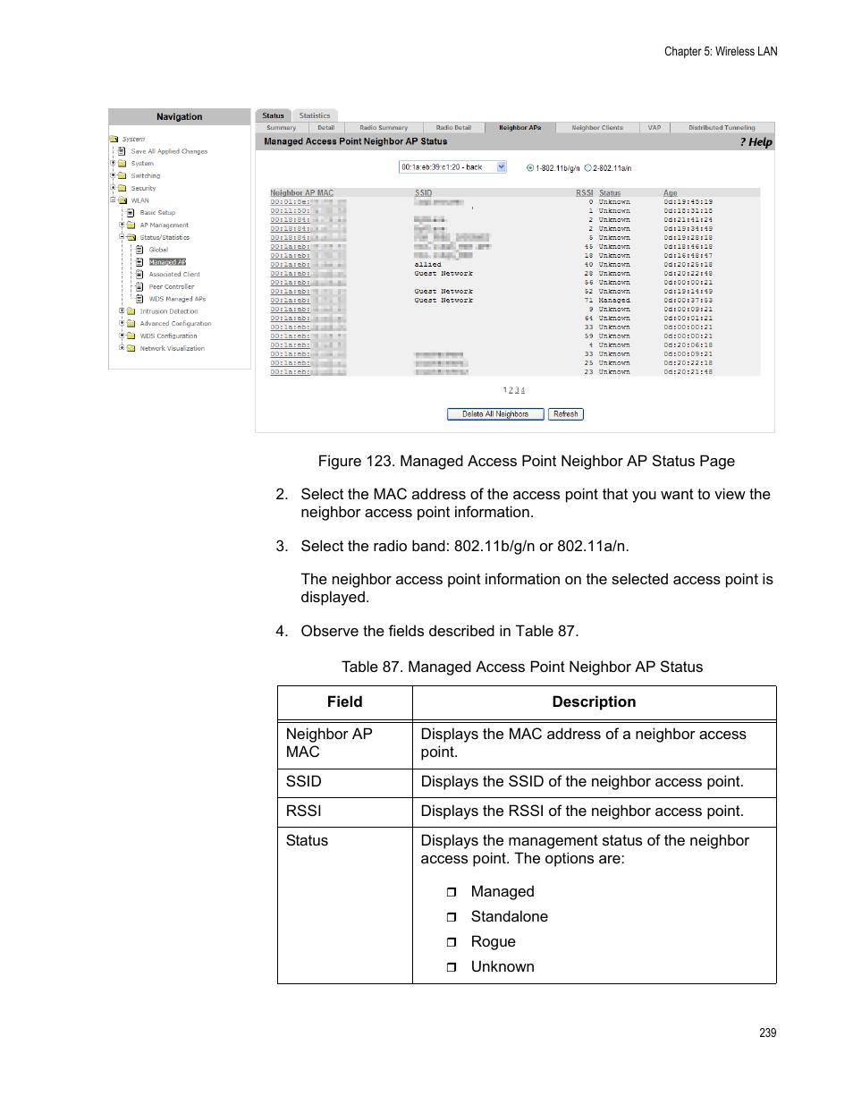 Allied Telesis AT-UWC Series User Manual | Page 239 / 368