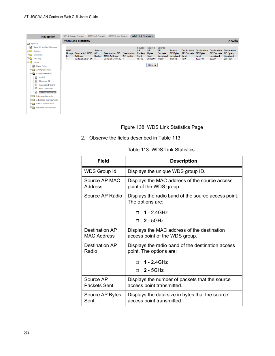 Allied Telesis AT-UWC Series User Manual | Page 274 / 368