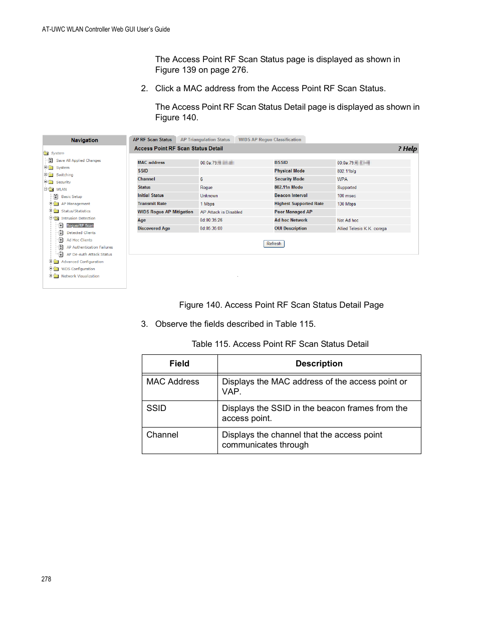Allied Telesis AT-UWC Series User Manual | Page 278 / 368