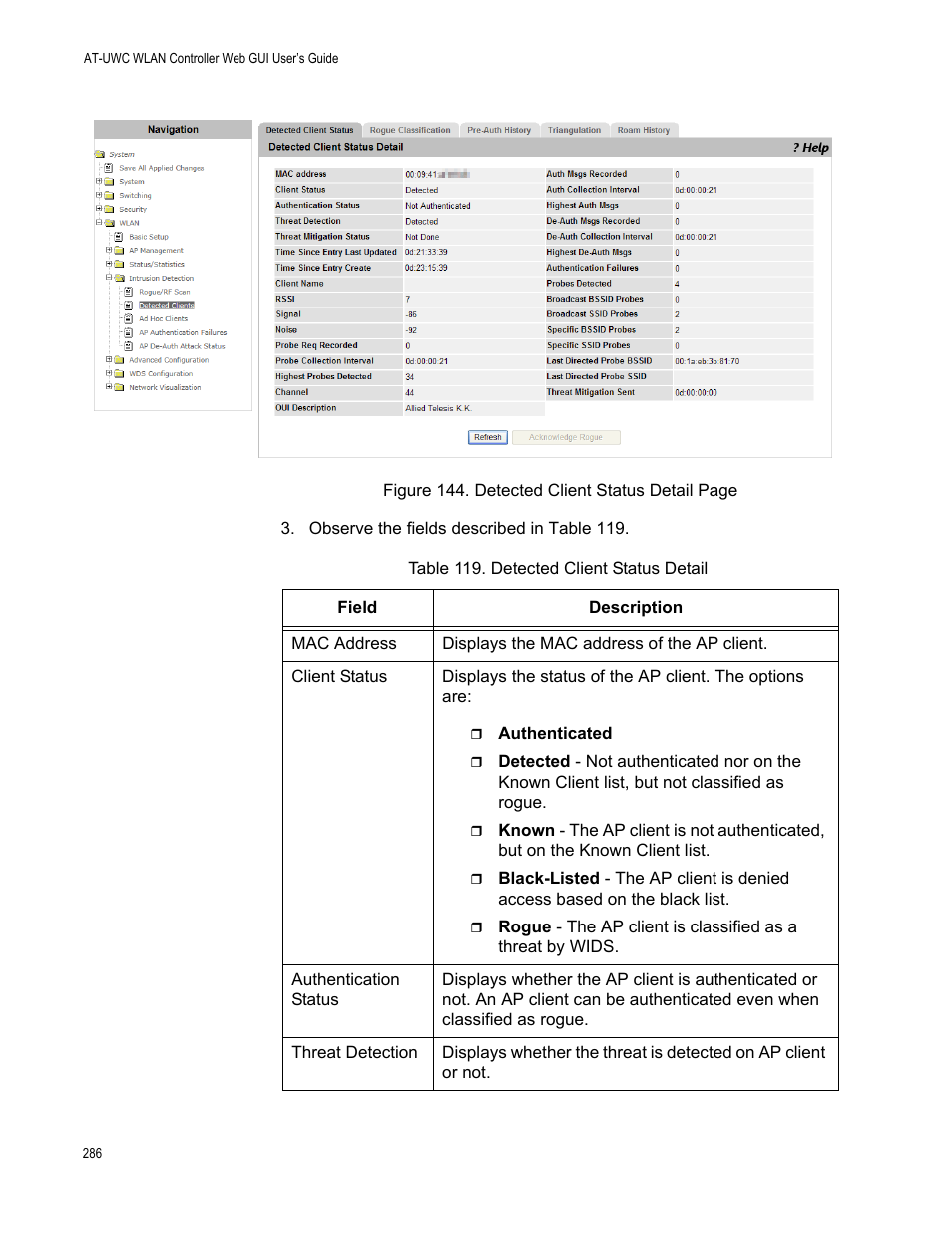 Allied Telesis AT-UWC Series User Manual | Page 286 / 368