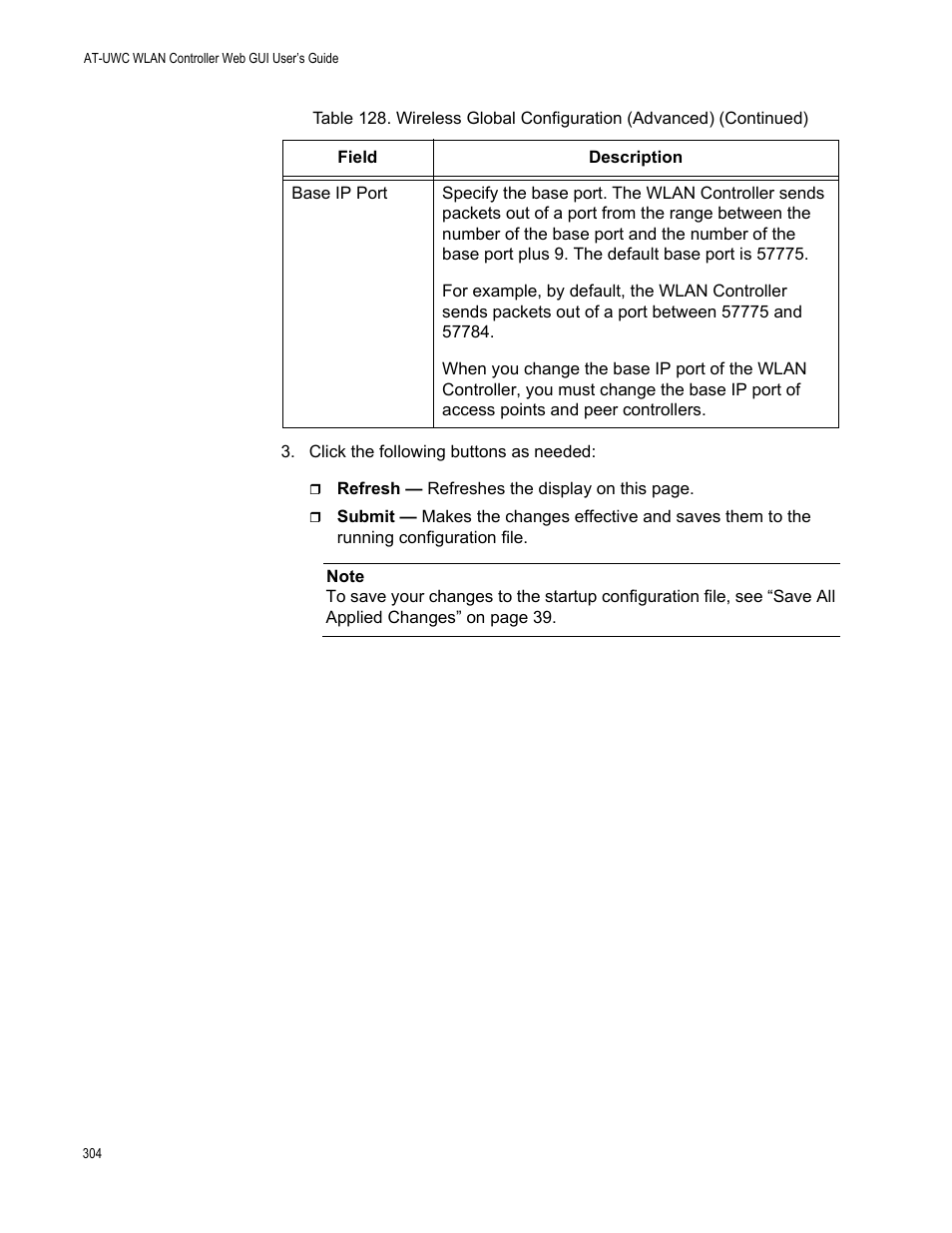 Allied Telesis AT-UWC Series User Manual | Page 304 / 368