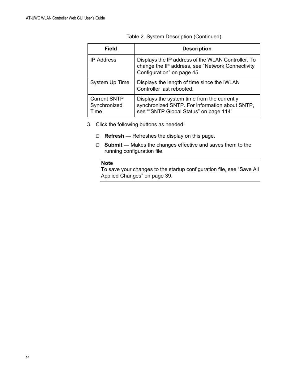 Allied Telesis AT-UWC Series User Manual | Page 44 / 368