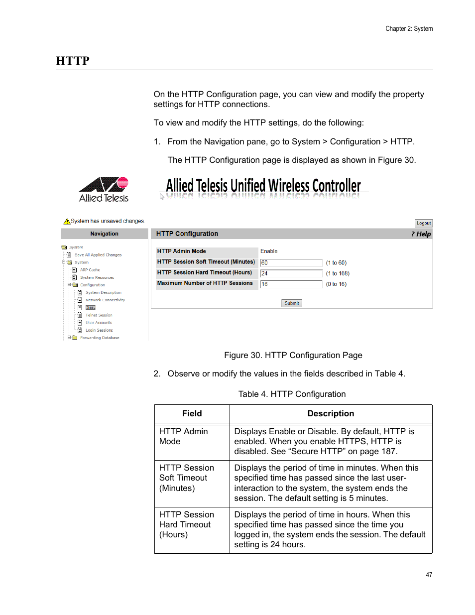 Http | Allied Telesis AT-UWC Series User Manual | Page 47 / 368