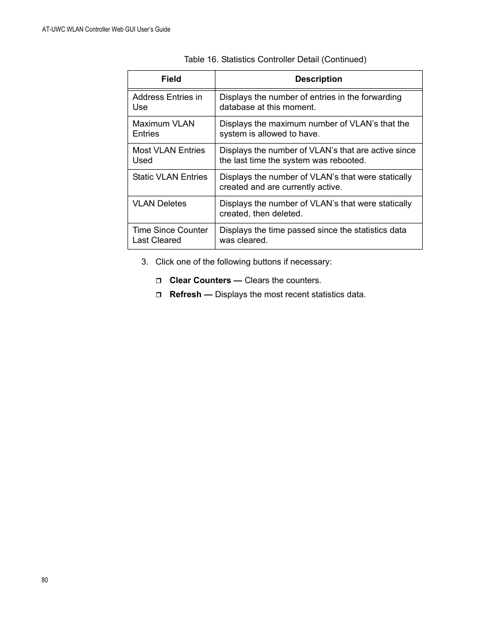 Allied Telesis AT-UWC Series User Manual | Page 80 / 368