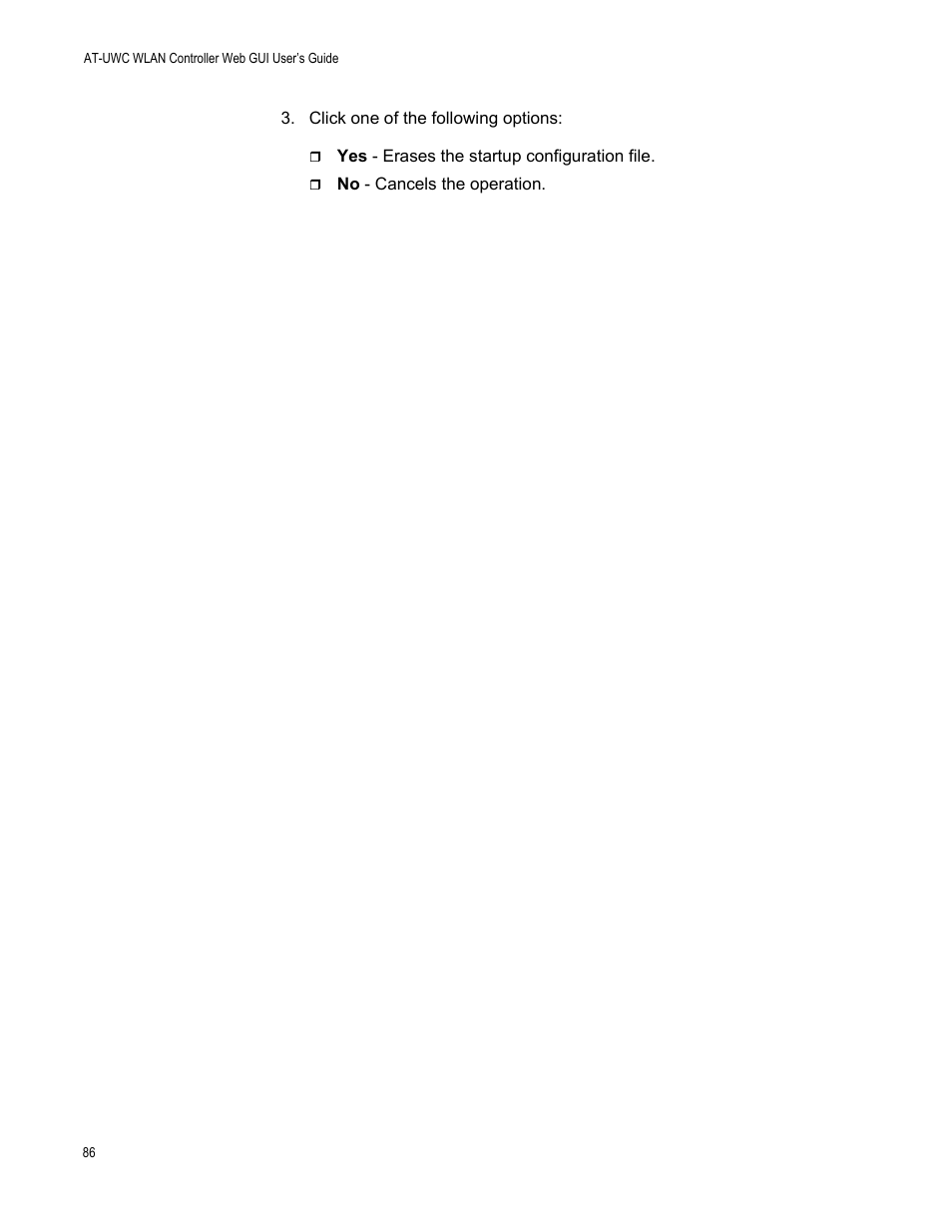 Allied Telesis AT-UWC Series User Manual | Page 86 / 368