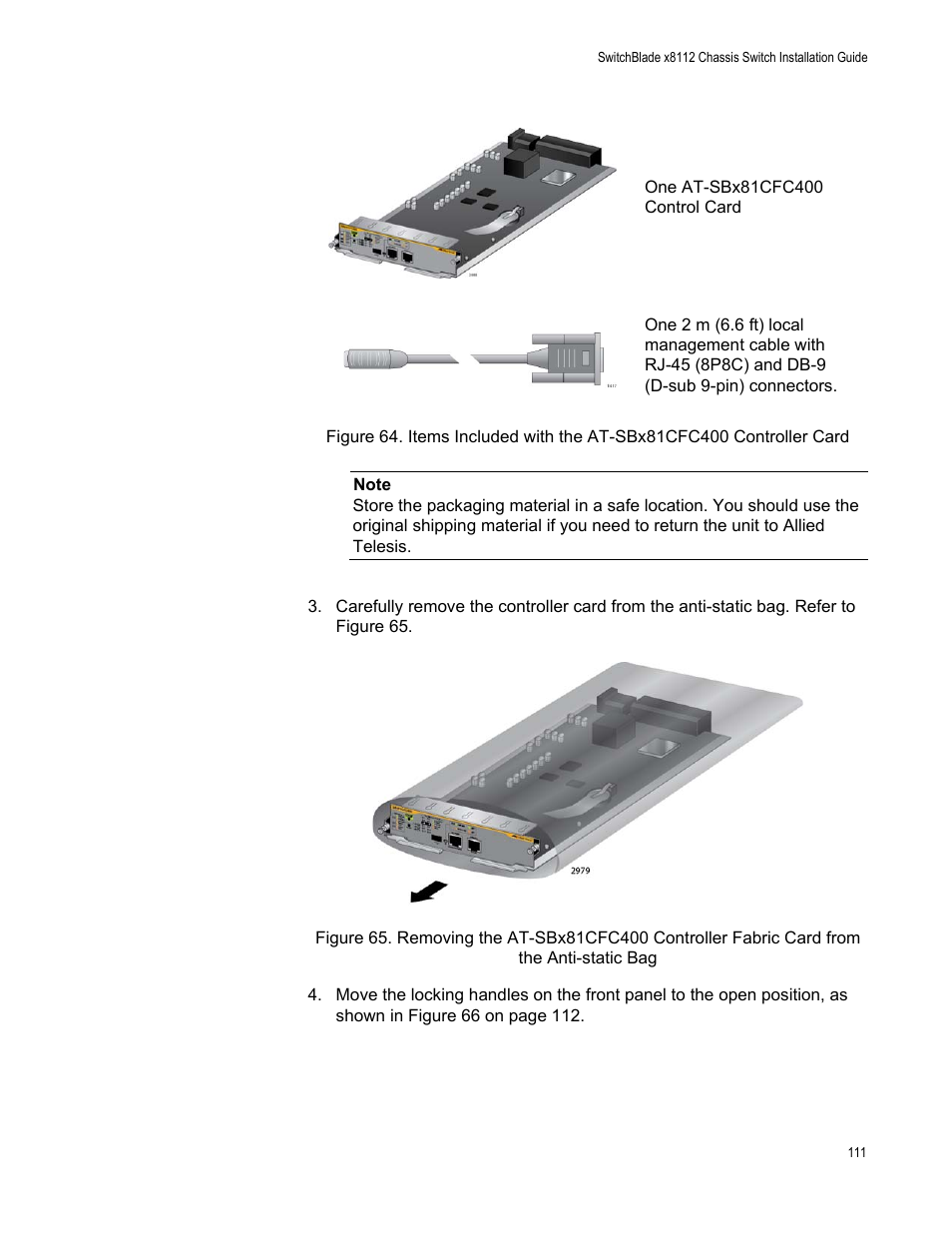 Allied Telesis SwitchBlade x8112 User Manual | Page 111 / 240