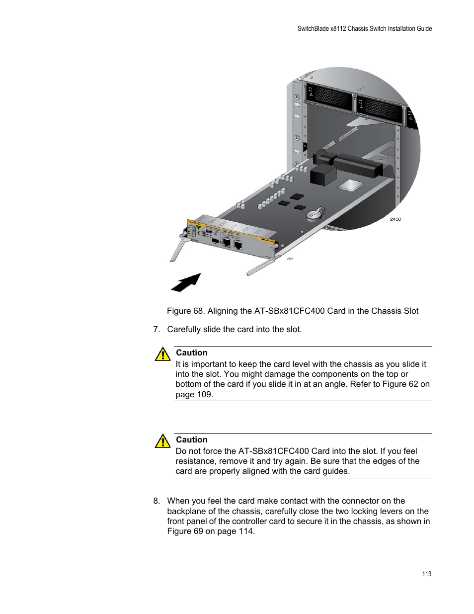 Allied Telesis SwitchBlade x8112 User Manual | Page 113 / 240