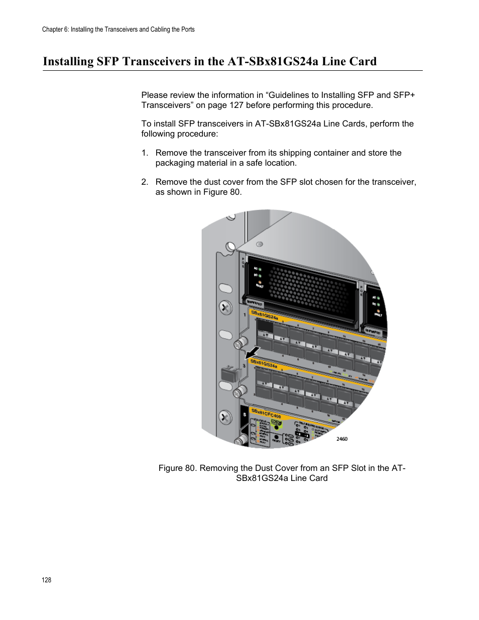 Allied Telesis SwitchBlade x8112 User Manual | Page 128 / 240