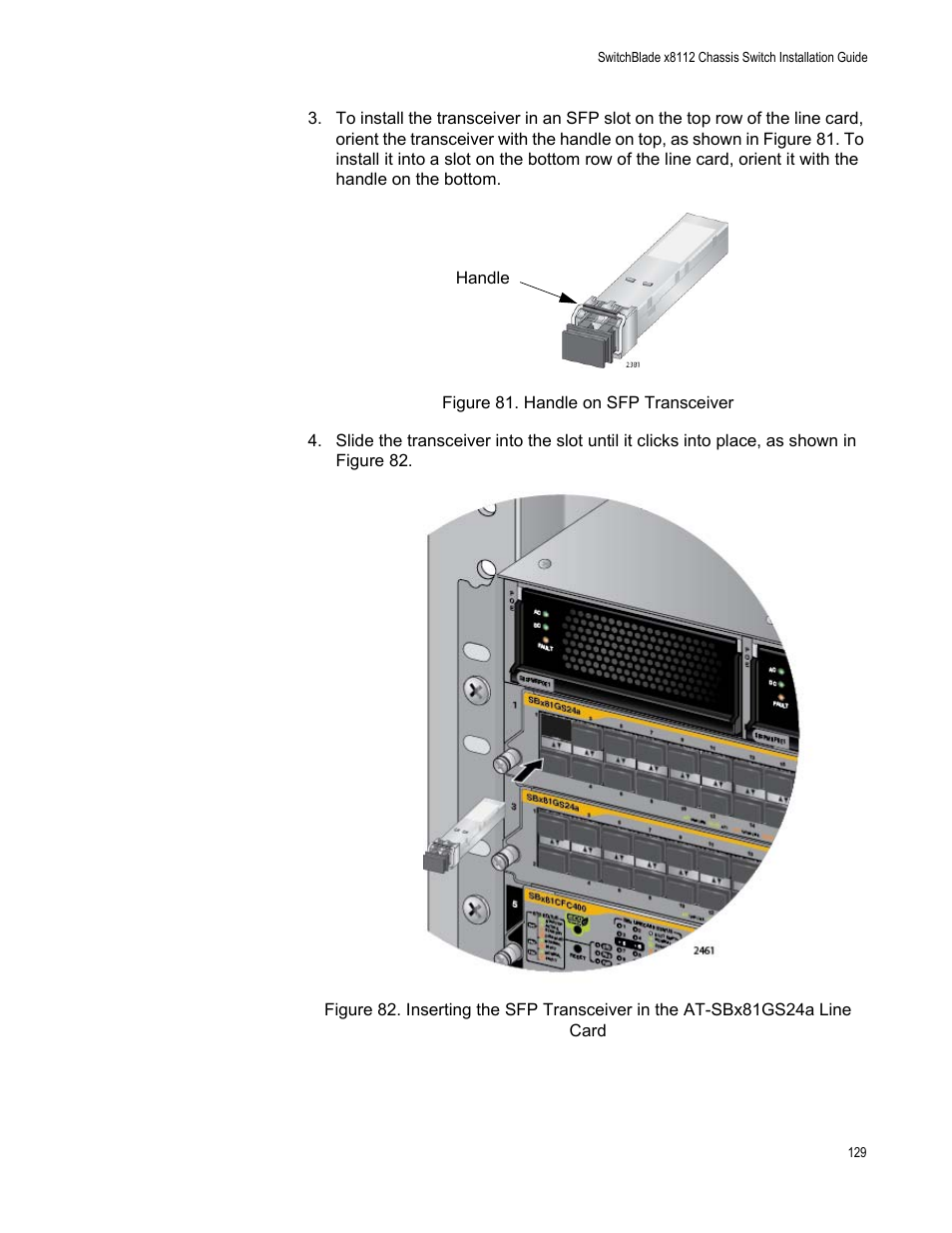 Allied Telesis SwitchBlade x8112 User Manual | Page 129 / 240