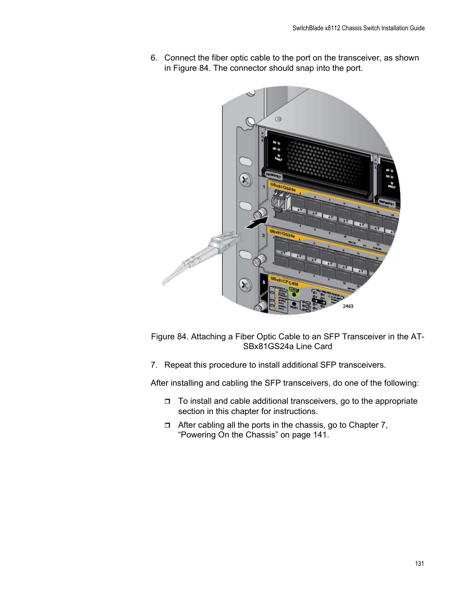Allied Telesis SwitchBlade x8112 User Manual | Page 131 / 240
