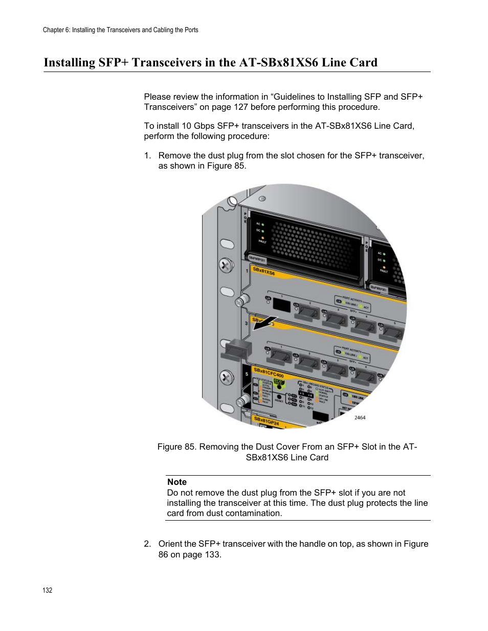 Allied Telesis SwitchBlade x8112 User Manual | Page 132 / 240