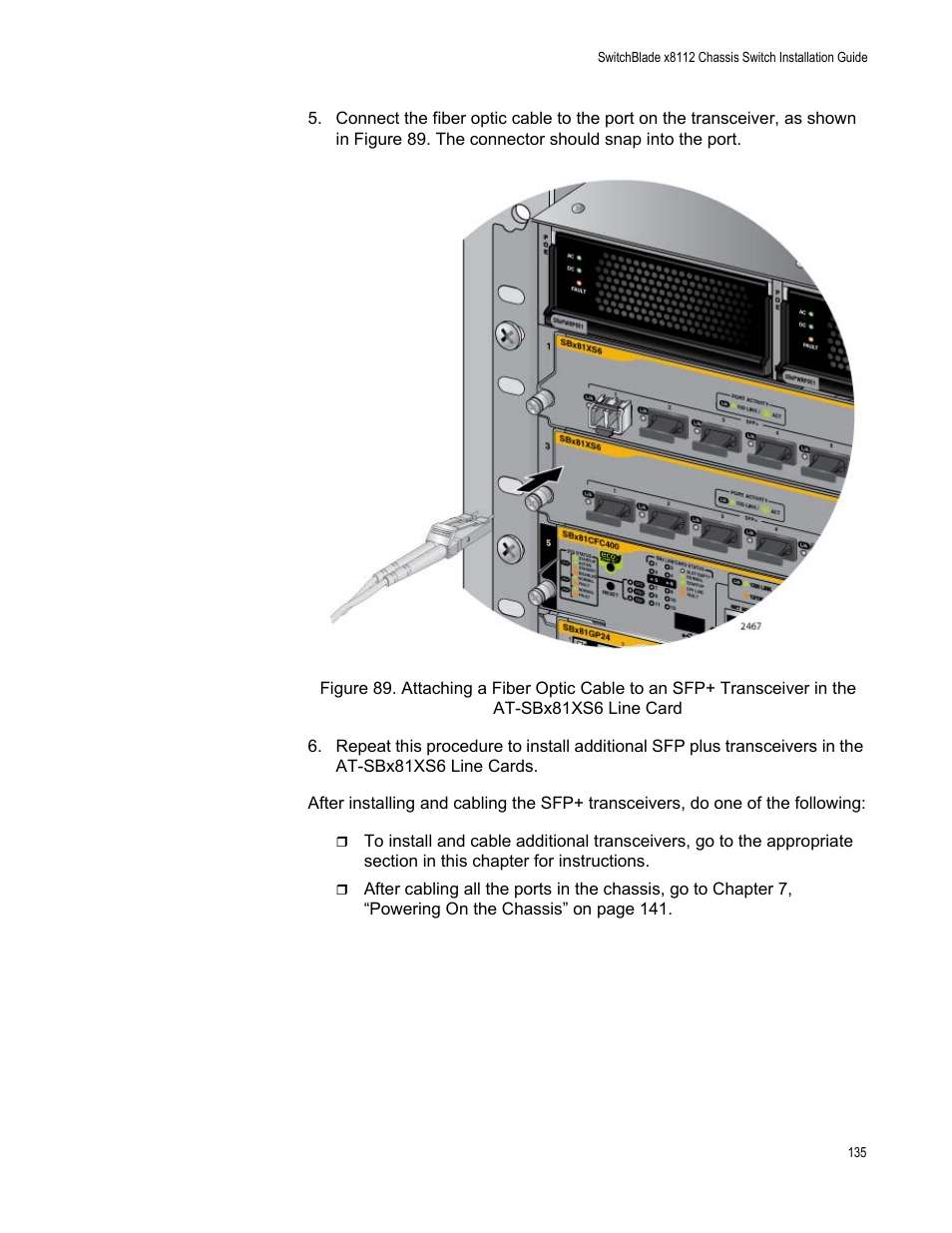 Allied Telesis SwitchBlade x8112 User Manual | Page 135 / 240