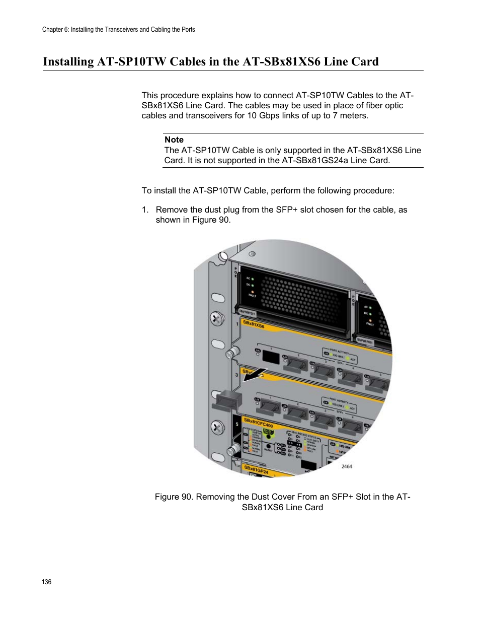 Allied Telesis SwitchBlade x8112 User Manual | Page 136 / 240