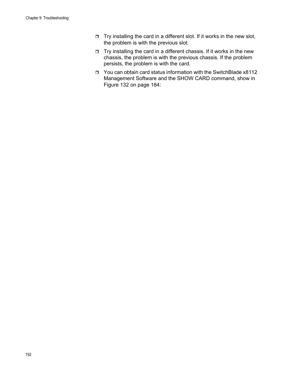 Allied Telesis SwitchBlade x8112 User Manual | Page 192 / 240