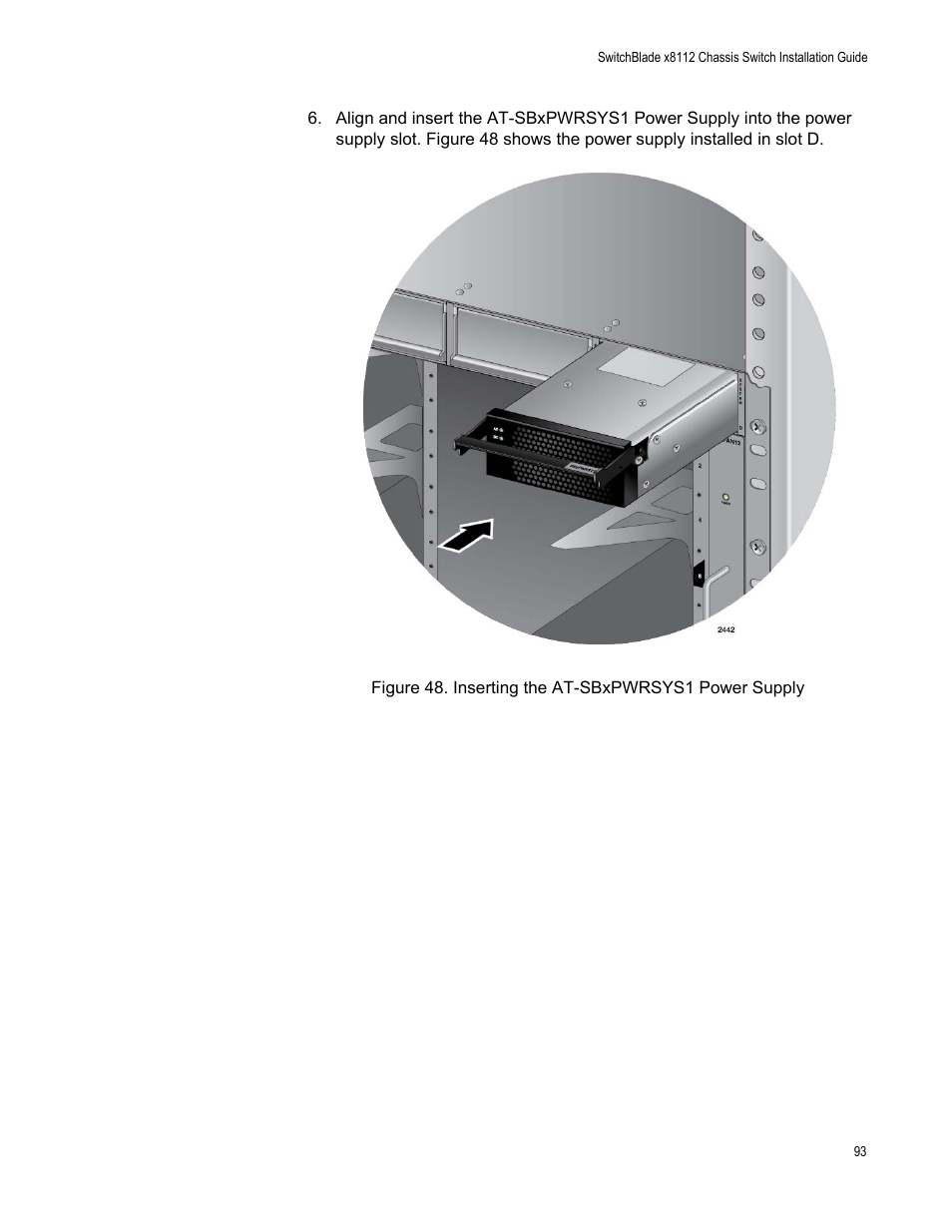 Allied Telesis SwitchBlade x8112 User Manual | Page 93 / 240