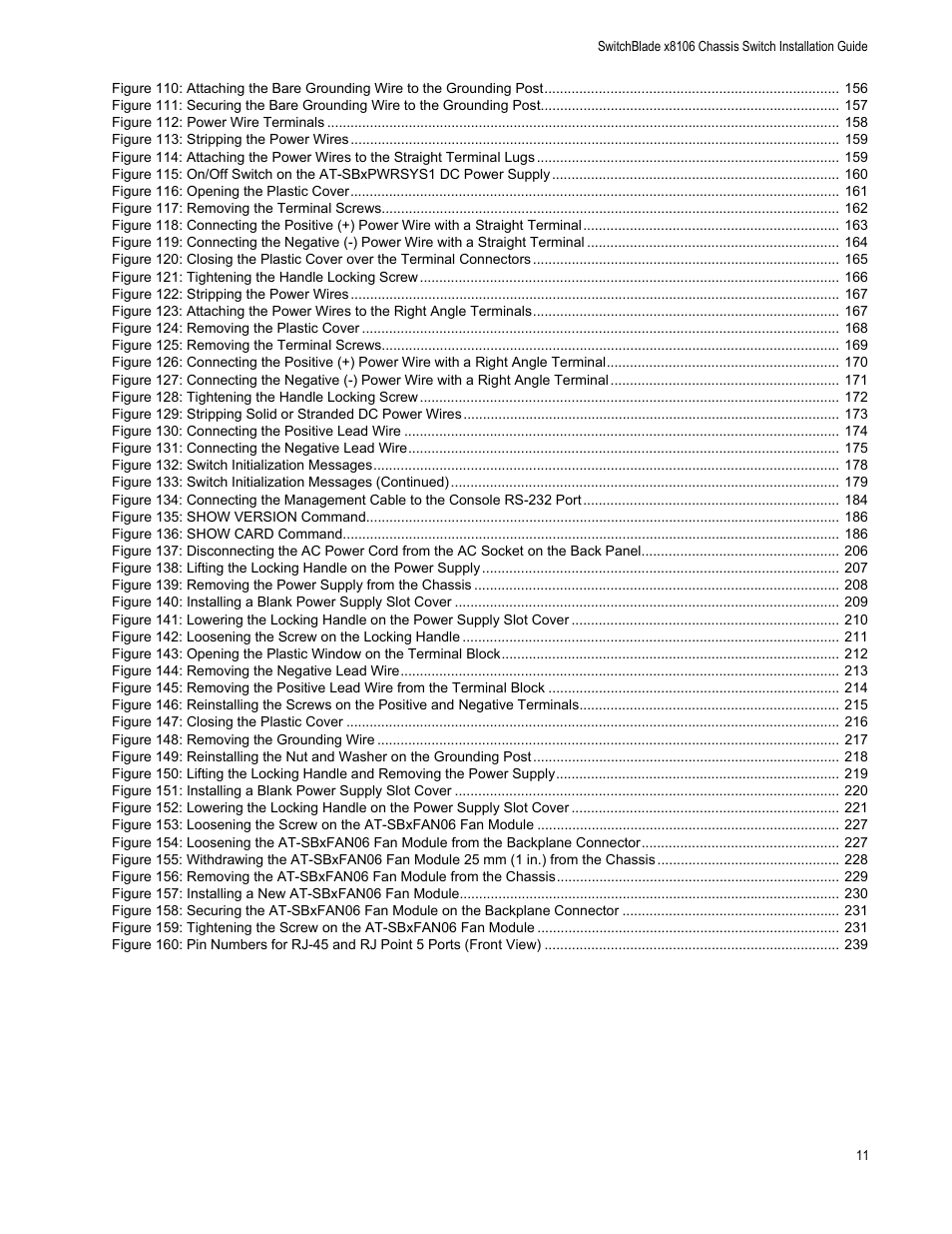 Allied Telesis SwitchBlade x8106 User Manual | Page 11 / 240