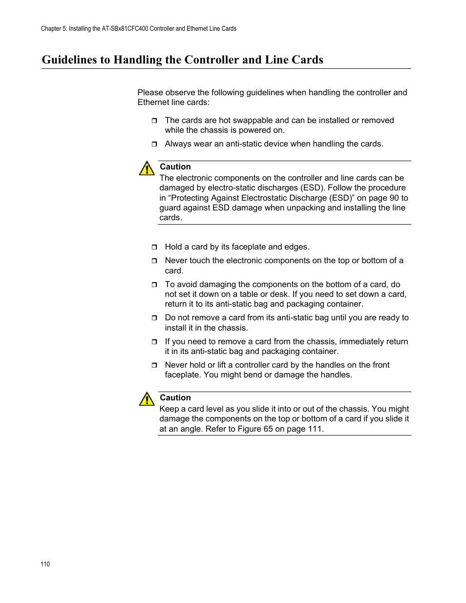 Allied Telesis SwitchBlade x8106 User Manual | Page 110 / 240