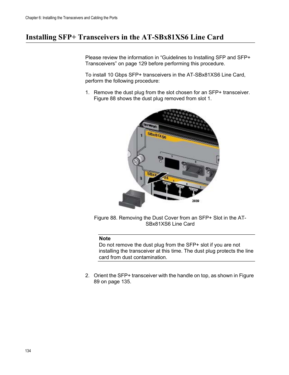 Allied Telesis SwitchBlade x8106 User Manual | Page 134 / 240
