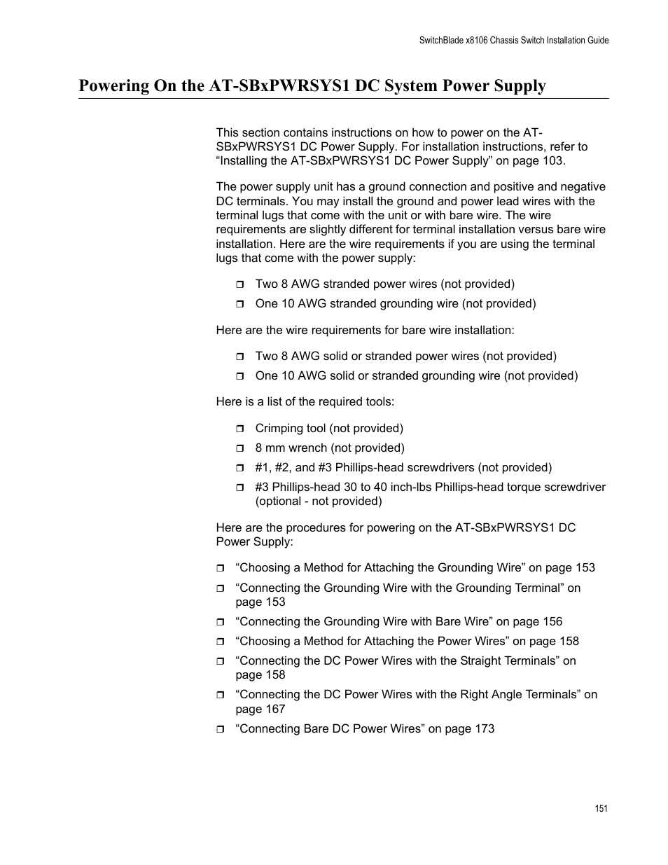 Allied Telesis SwitchBlade x8106 User Manual | Page 151 / 240