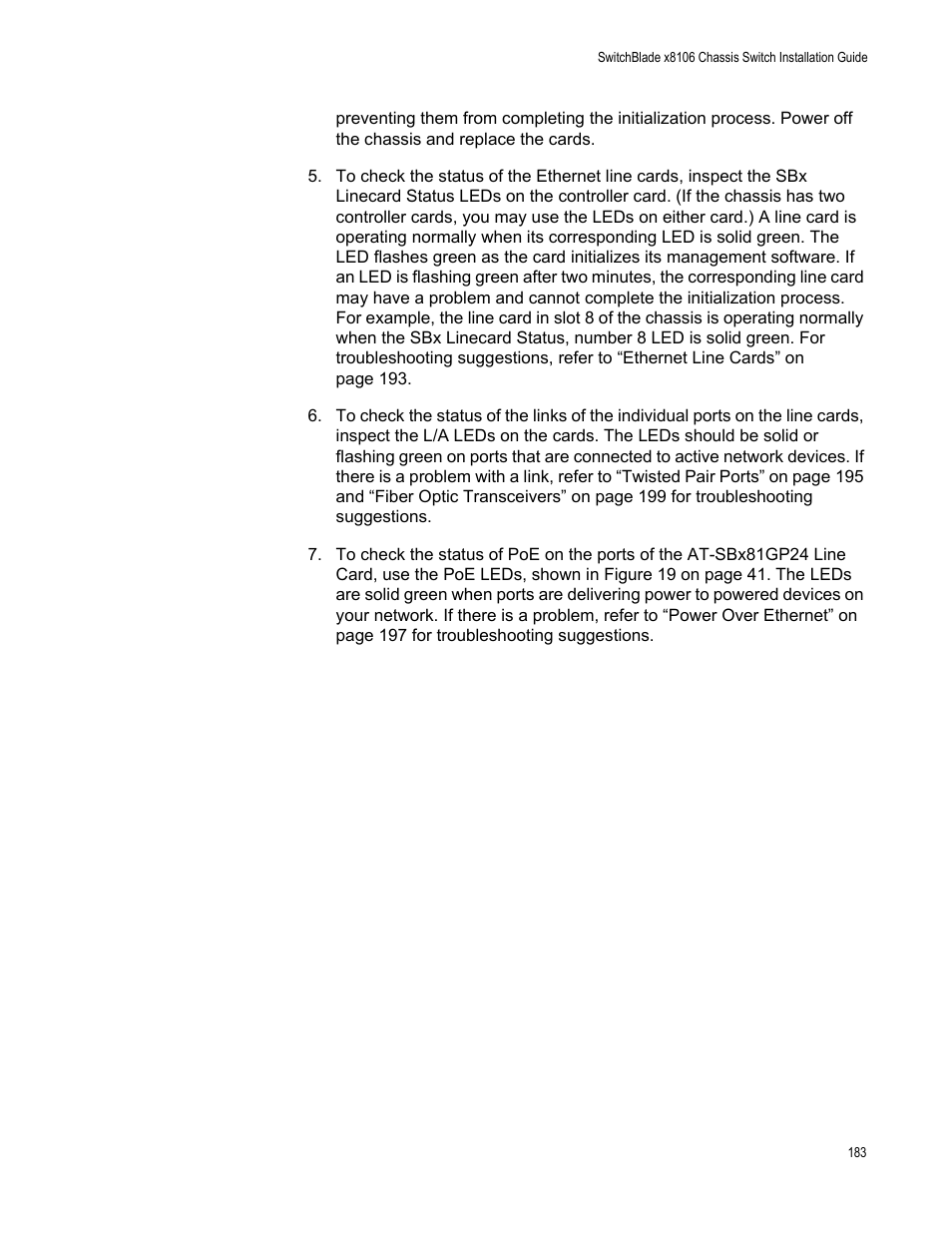 Allied Telesis SwitchBlade x8106 User Manual | Page 183 / 240